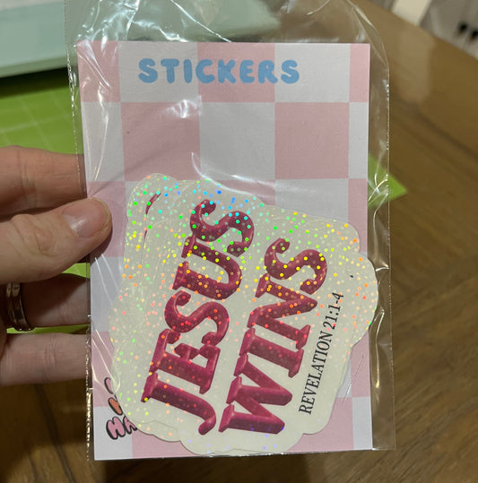 Waterproof vinyl sticker pack of 10