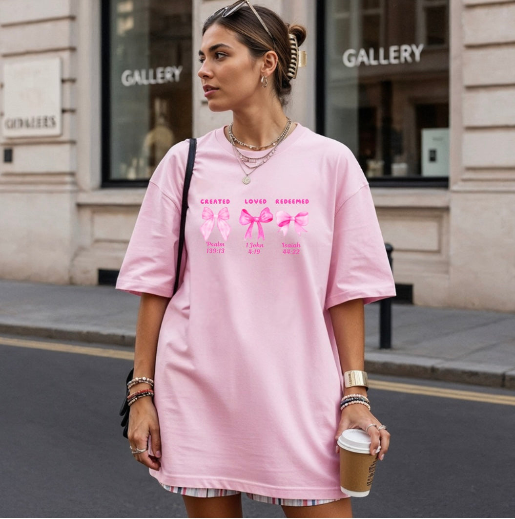 Created Loved Redeemed Shirt