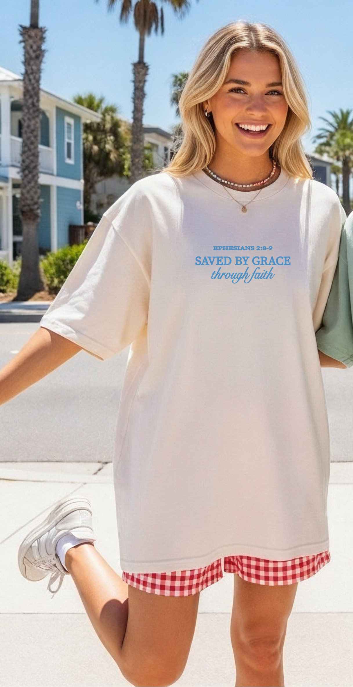 australian christian clothing bible verse saved by grace shirt