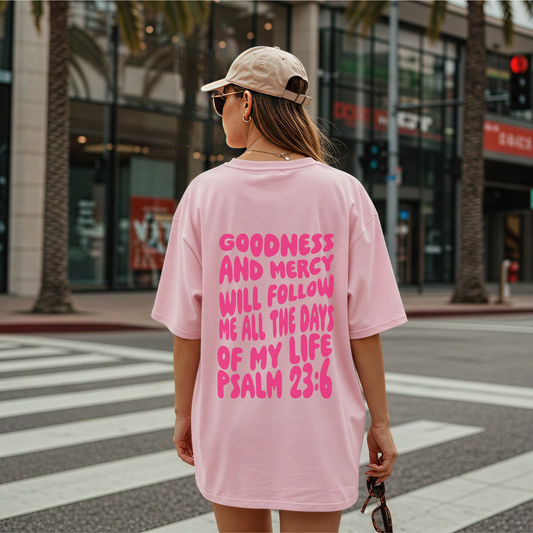 australian christian clothing goodness and mercy shirt ivory