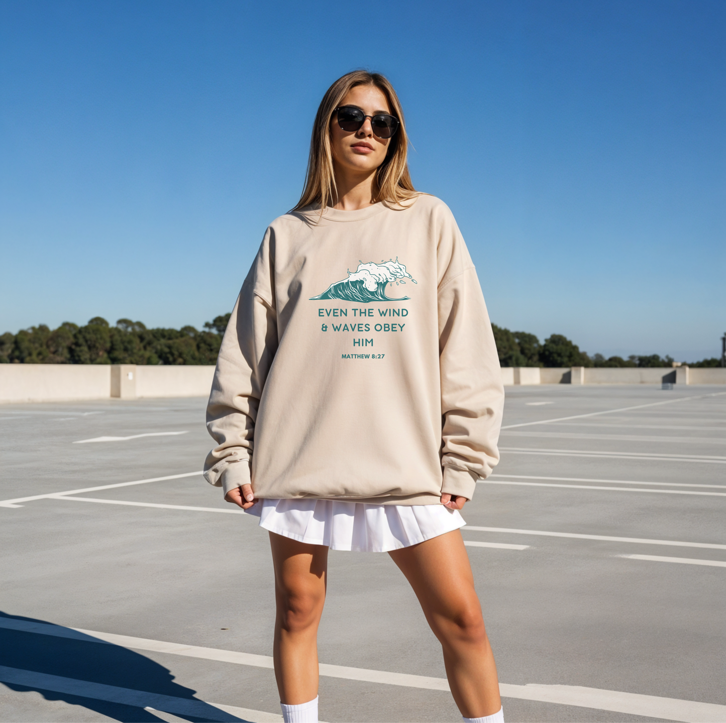 australian christian clothing wind and waves bible verse sweater