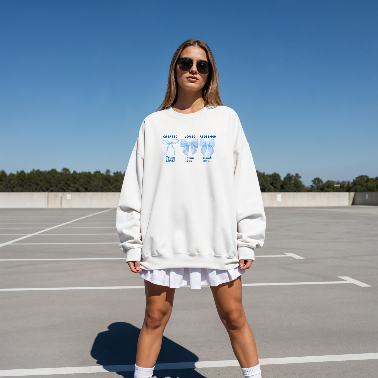 bible verse bow sweater australian christian clothing