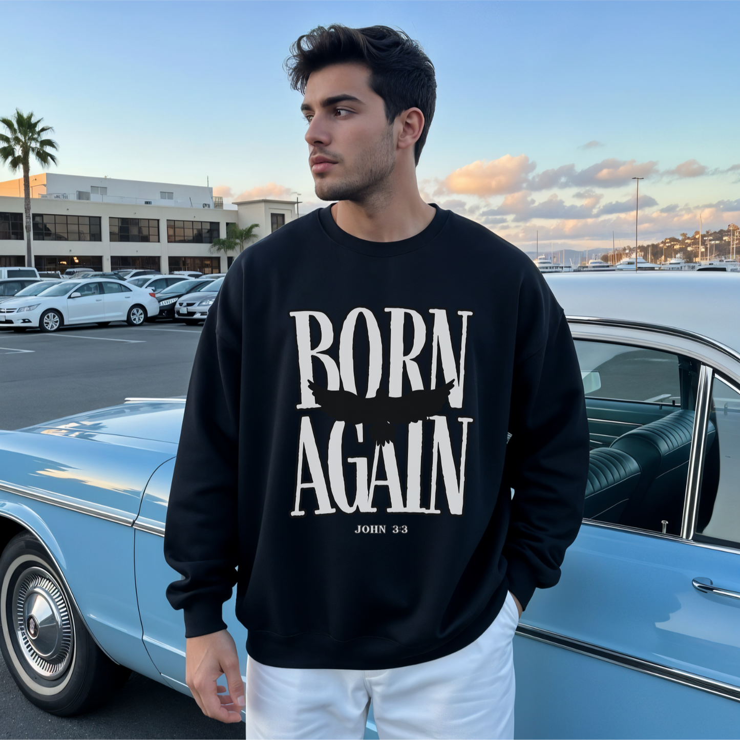 born again sweater jumper australian christian clothing