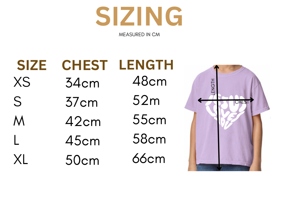 cc kids size australian christian clothing