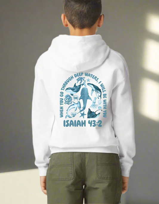 isaiah 43:2 kids shirt australian christian clothing bible verse