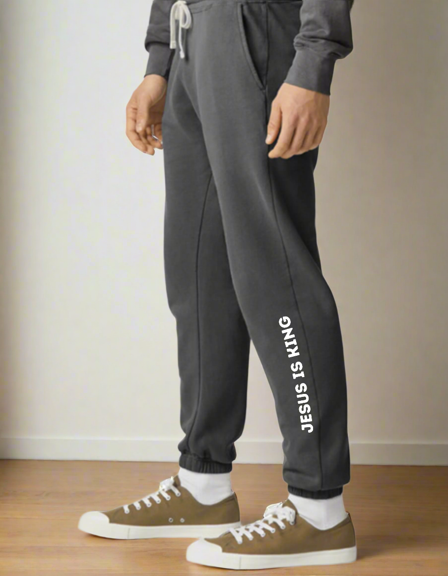 jesus is king track pants Australian Christian clothing