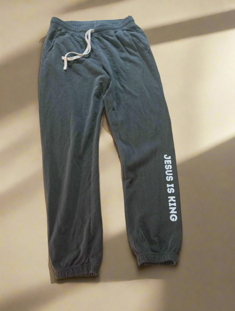jesus is king track pants Australian Christian clothing