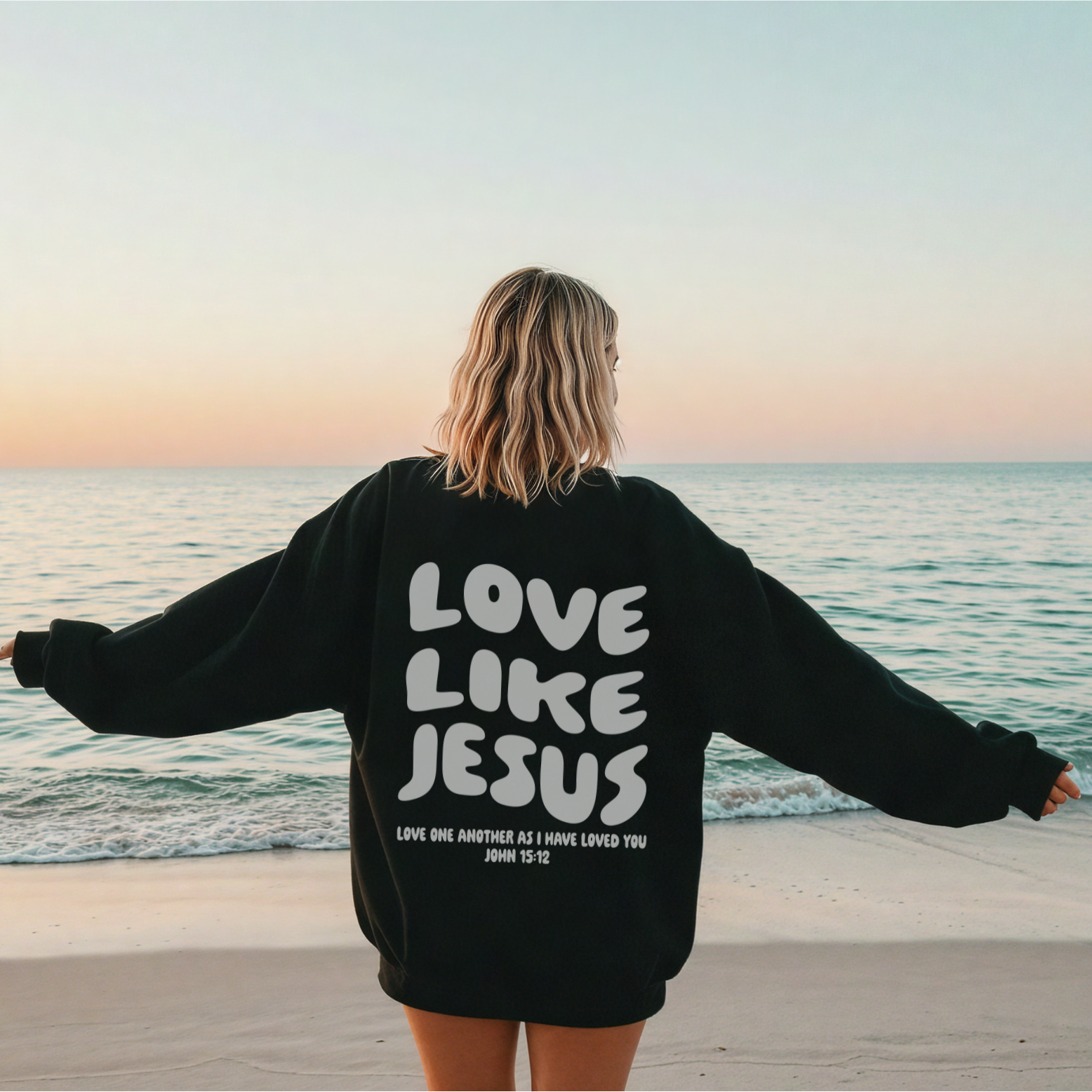 love like jesus sweater australian christian clothing