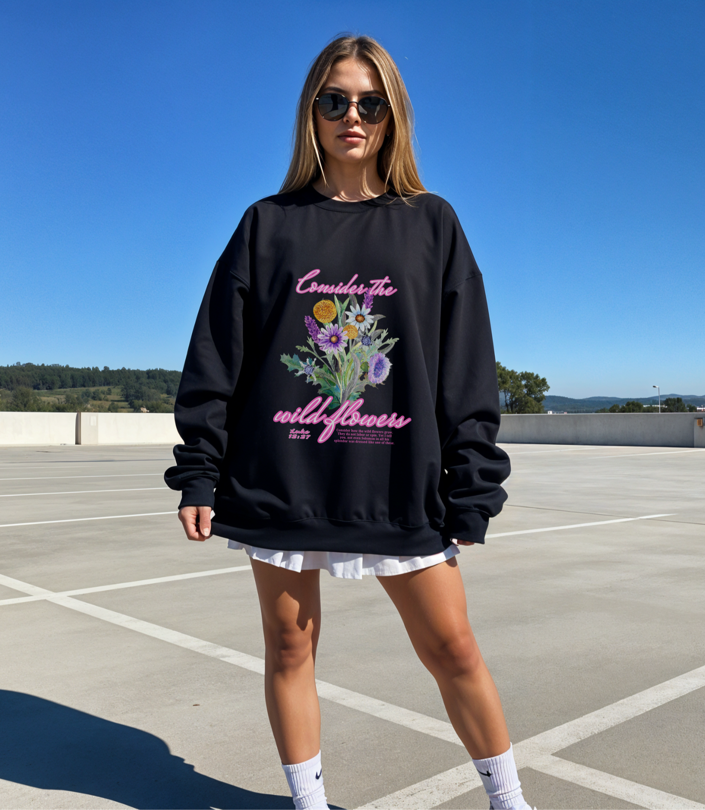 Consider the Wild Flowers Sweater