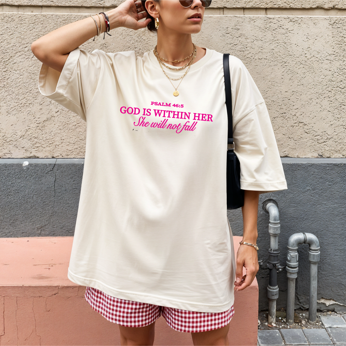 psalm bible verse pink flower shirt australian christian clothing