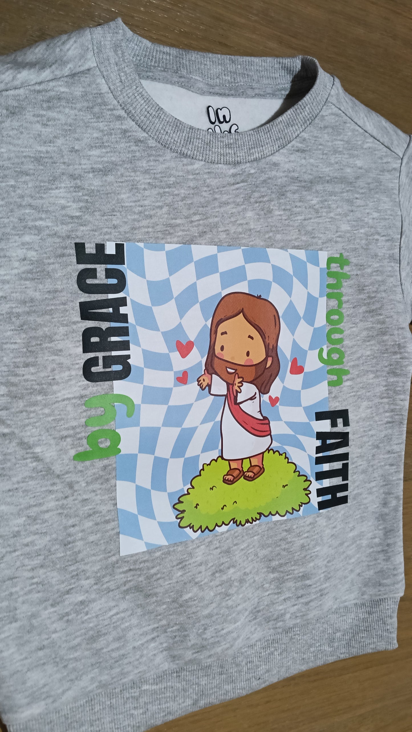 By Grace Through Faith Kid's Sweater