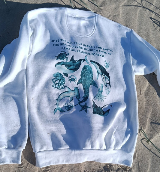 Maker of Heaven & Earth Sweater