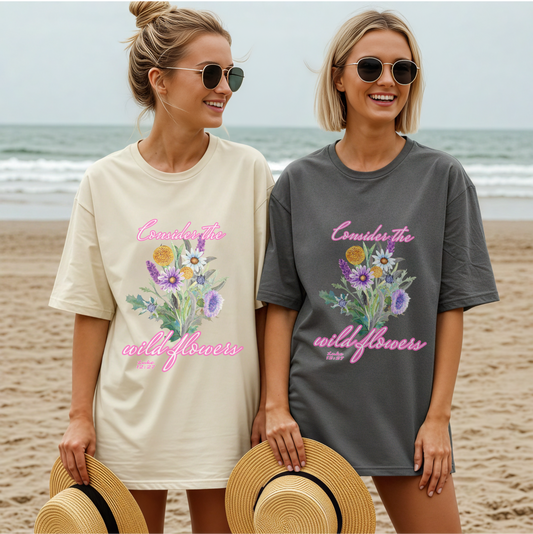 wildflowers bible verse shirt australian christian clothing australian bible shirt