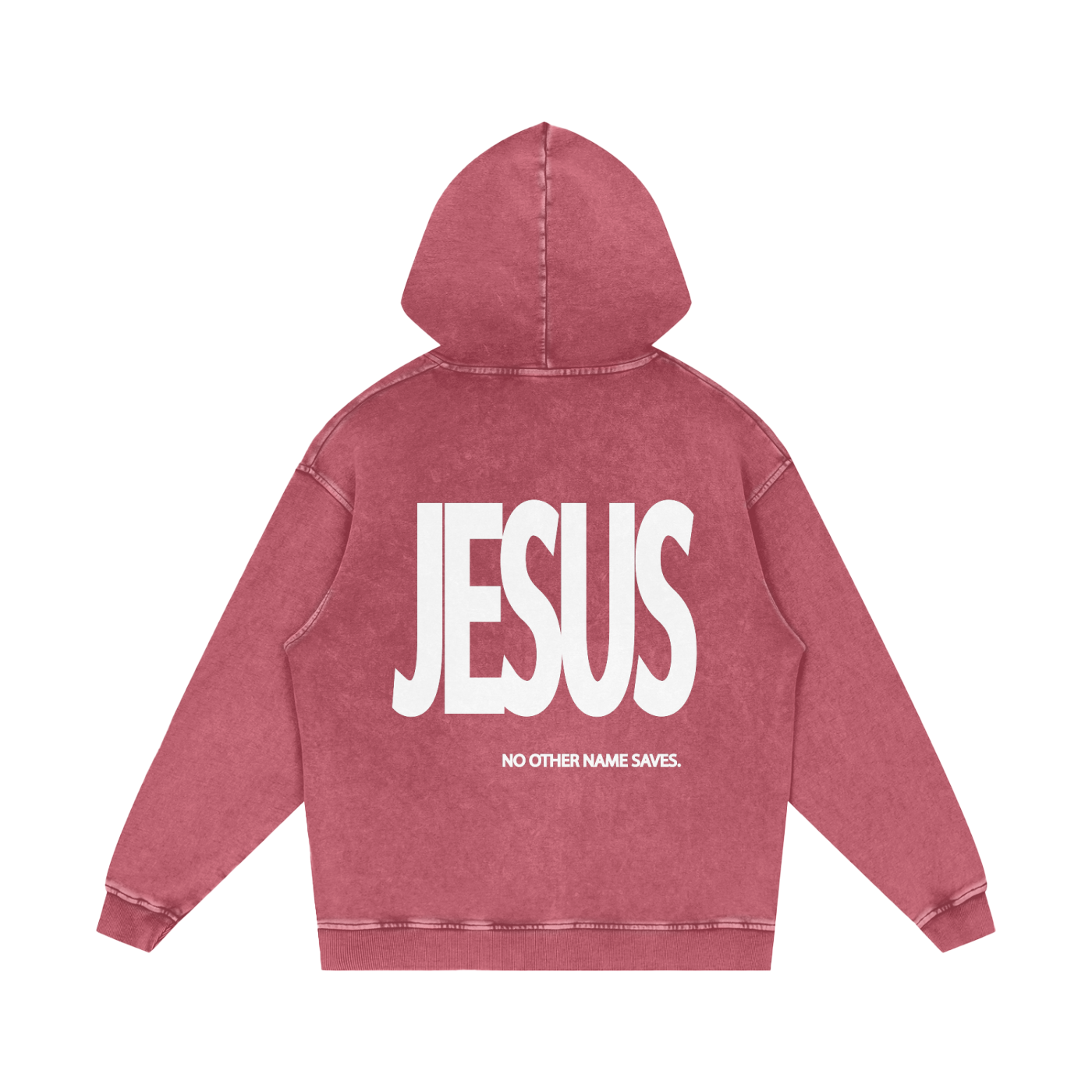 Snow Washed Loose Cotton Hoodie