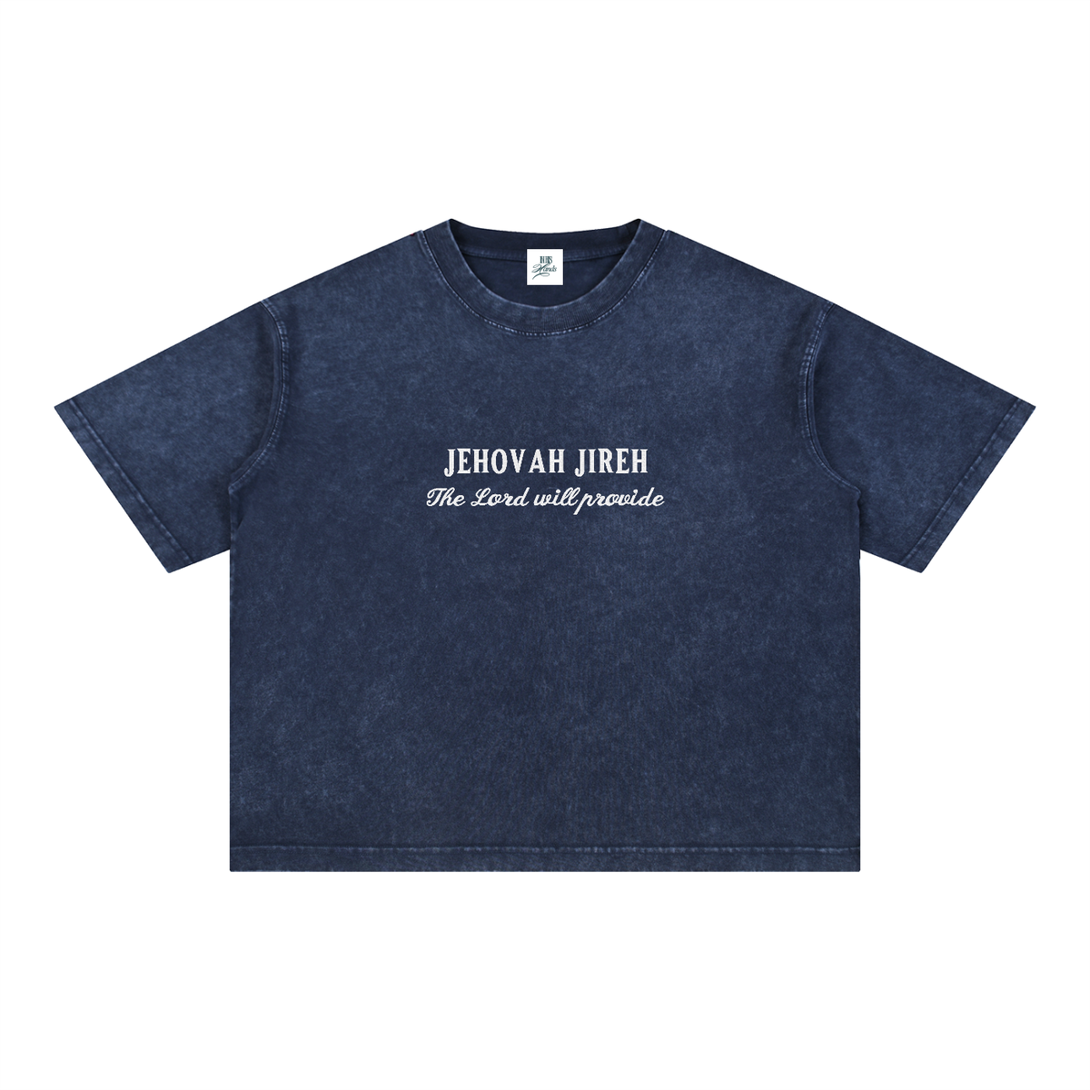 Jehovah Jireh embroidered  Boxy T-Shirt