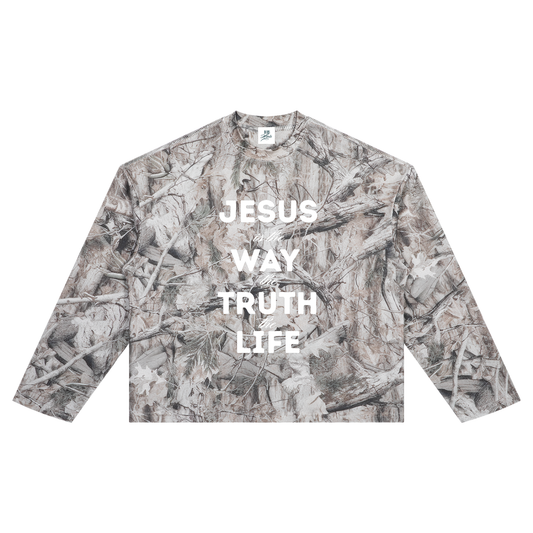 Way Truth Life Camo Waffle T-Shirt