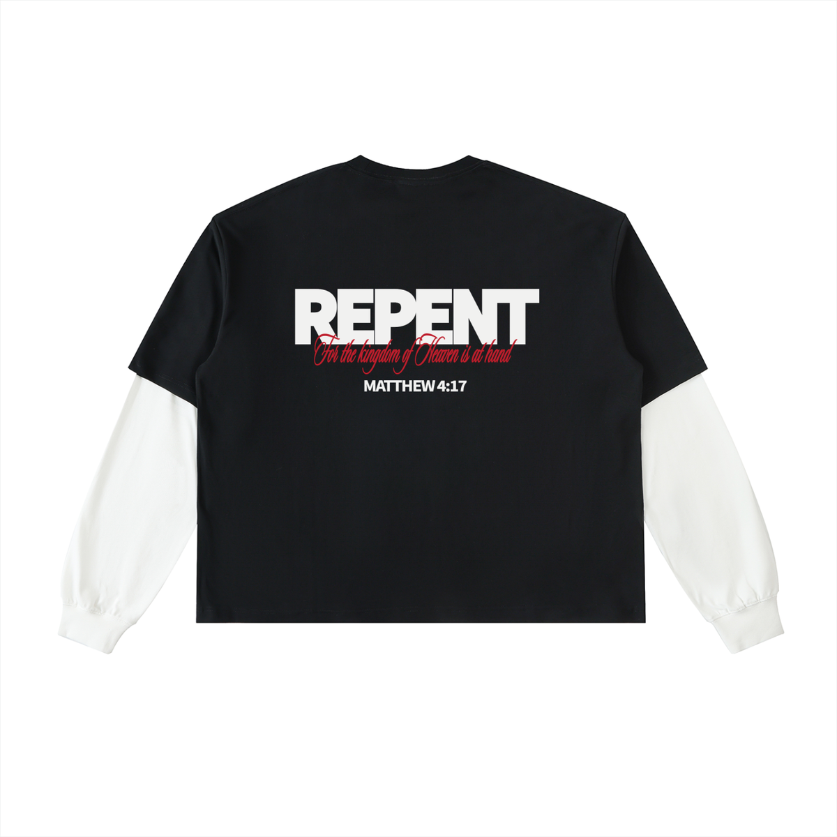 Repent Layered Cotton T-Shirt