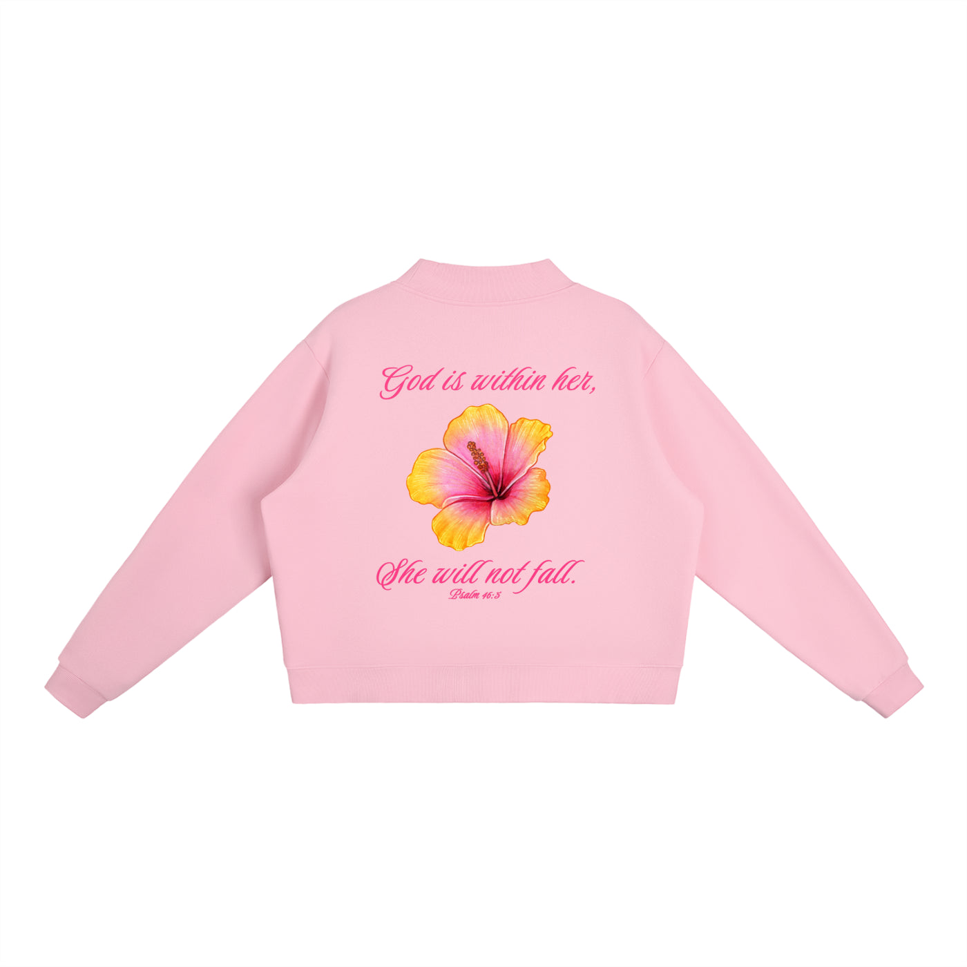 God is Within Her Mock-Neck Sweater