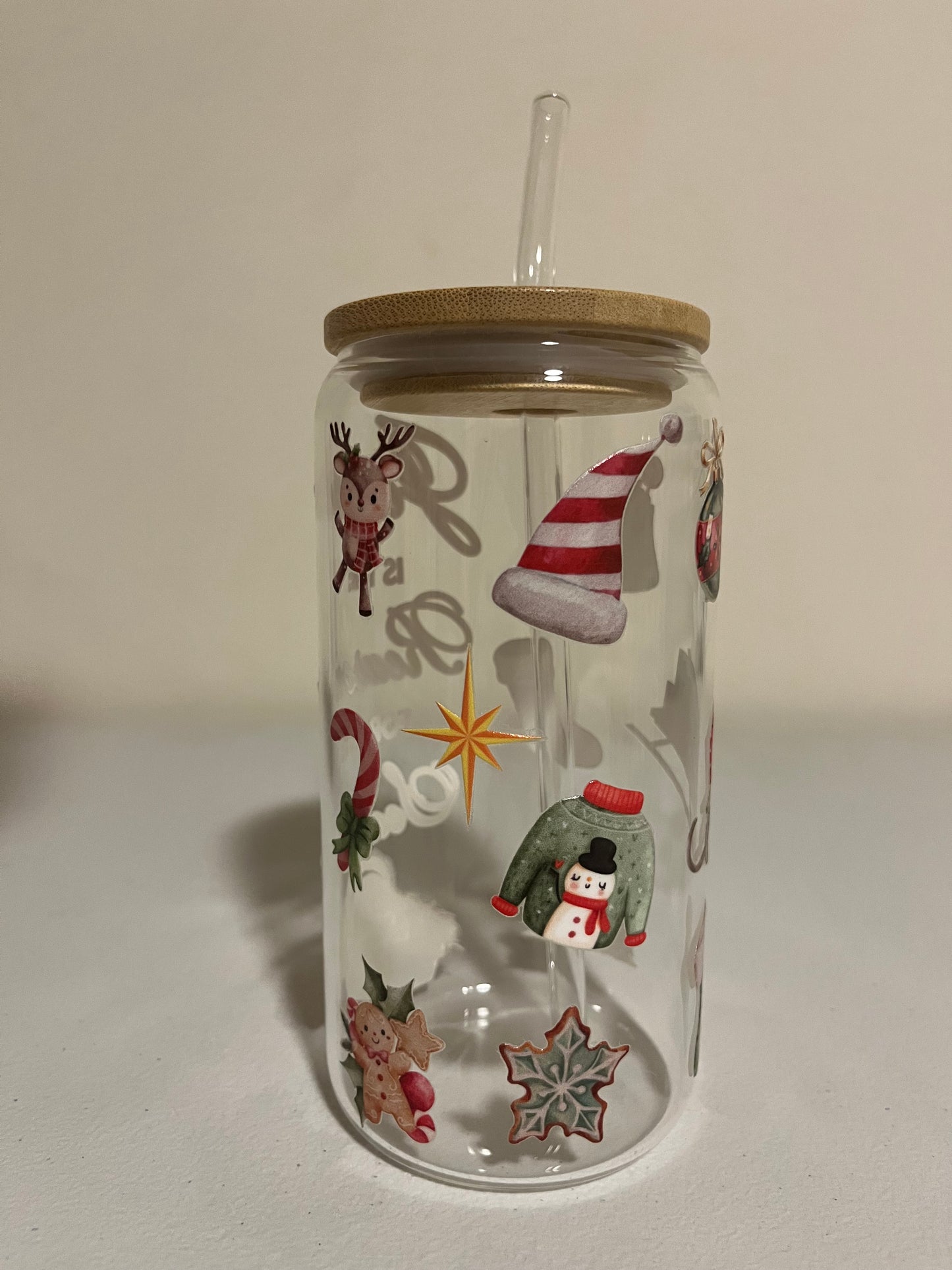 Jesus is the Reason for the Season Glass tumbler