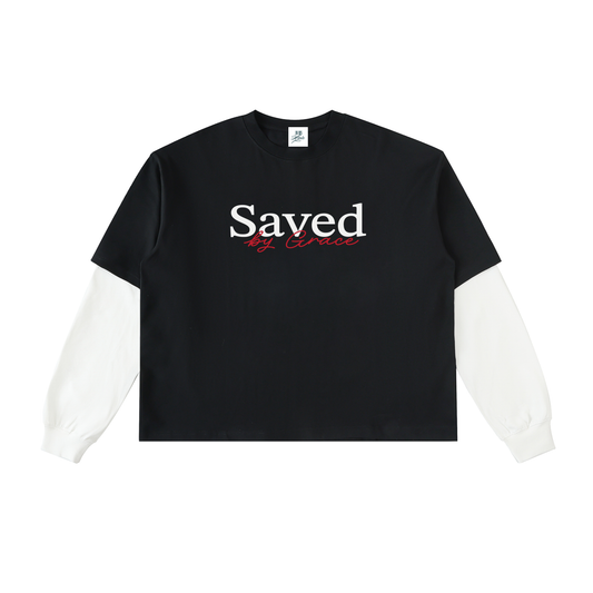 Saved Layered Cotton T-Shirt