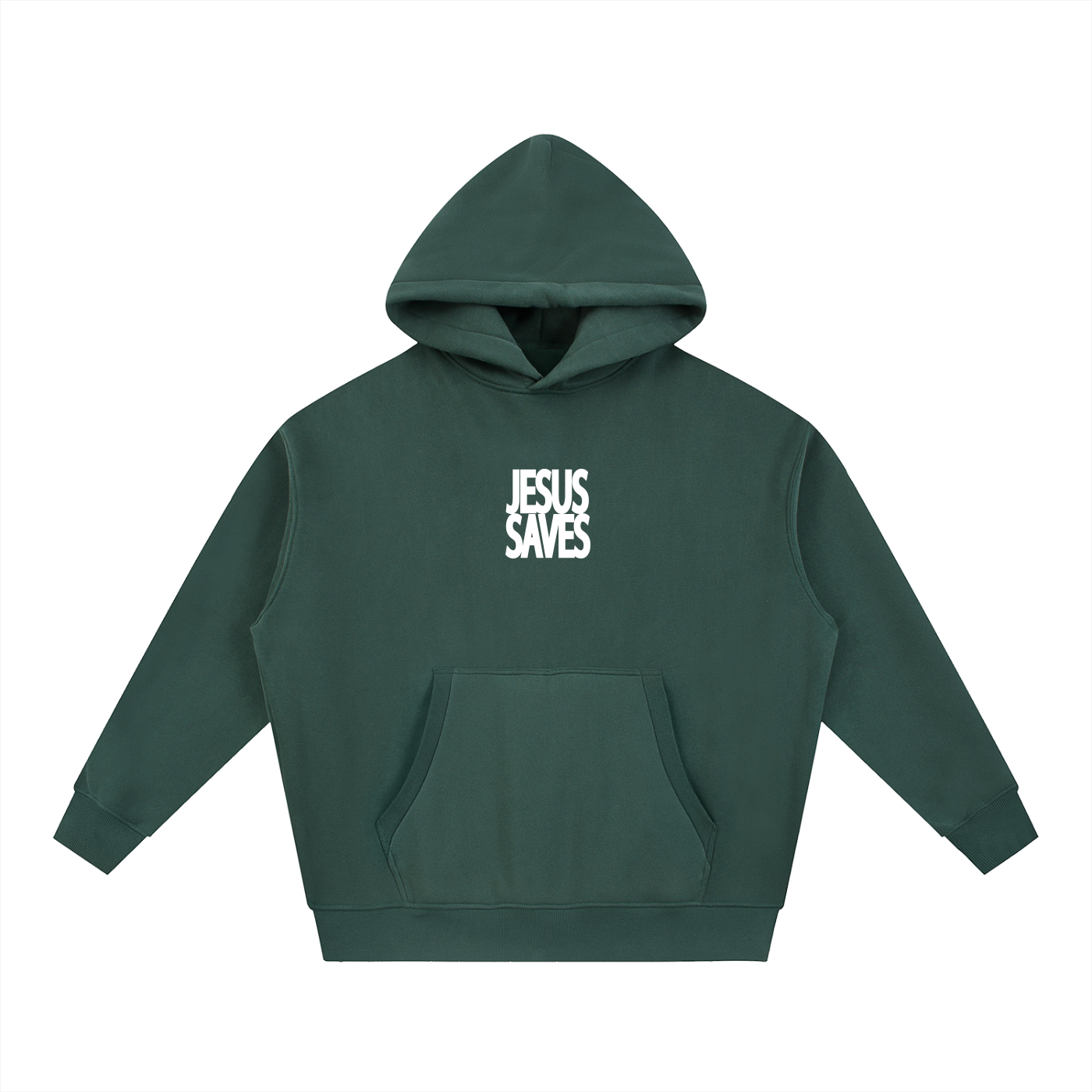 Jesus Saves Boxy Hoodie