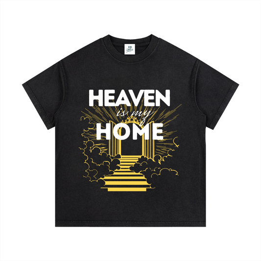 Heaven Is My Home Vintage Wash Cotton T-Shirt