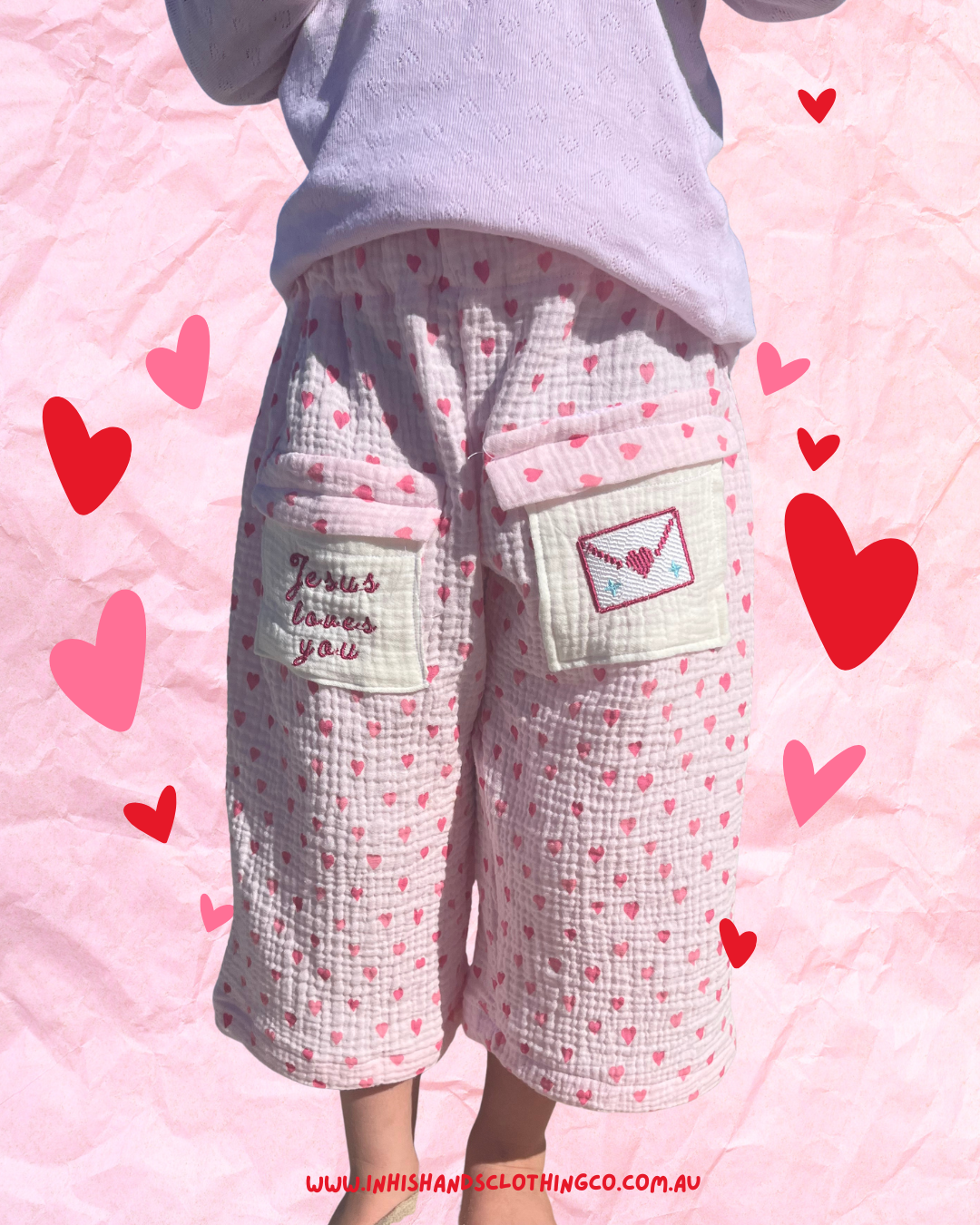 Jesus Loves You kids pants