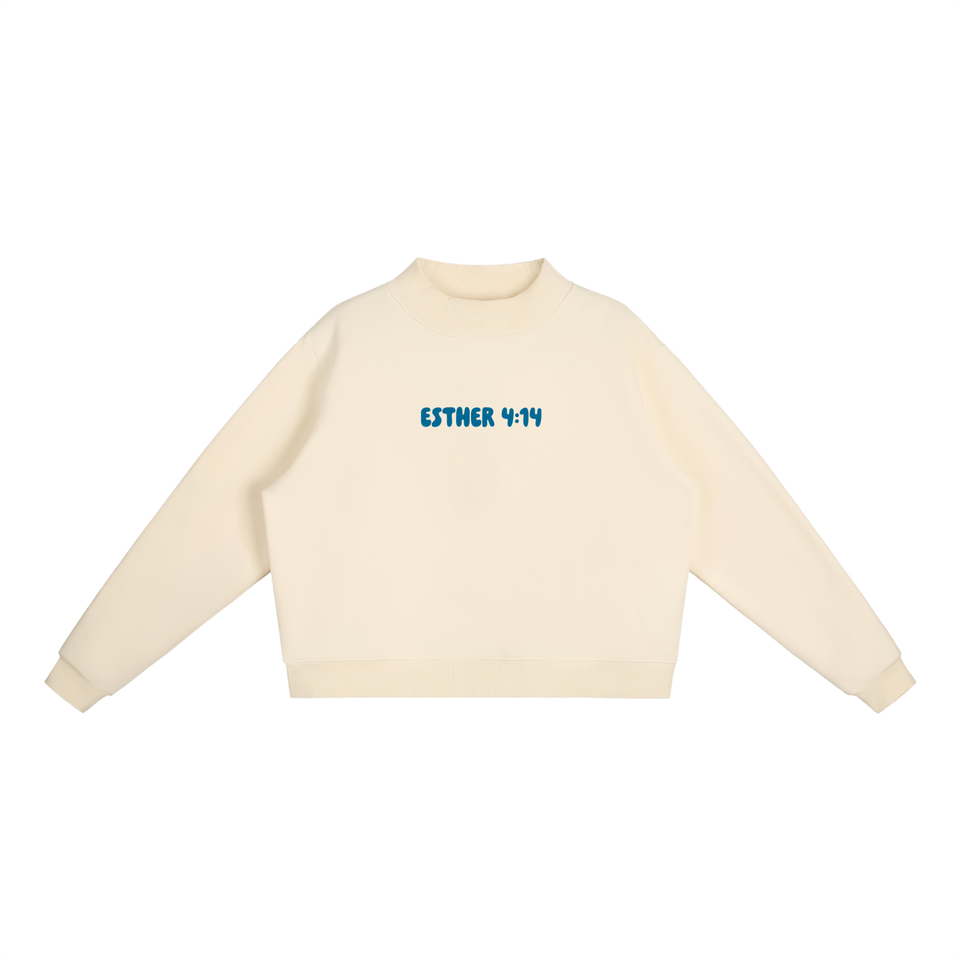 Esther Mock-Neck Crew Sweatshirt