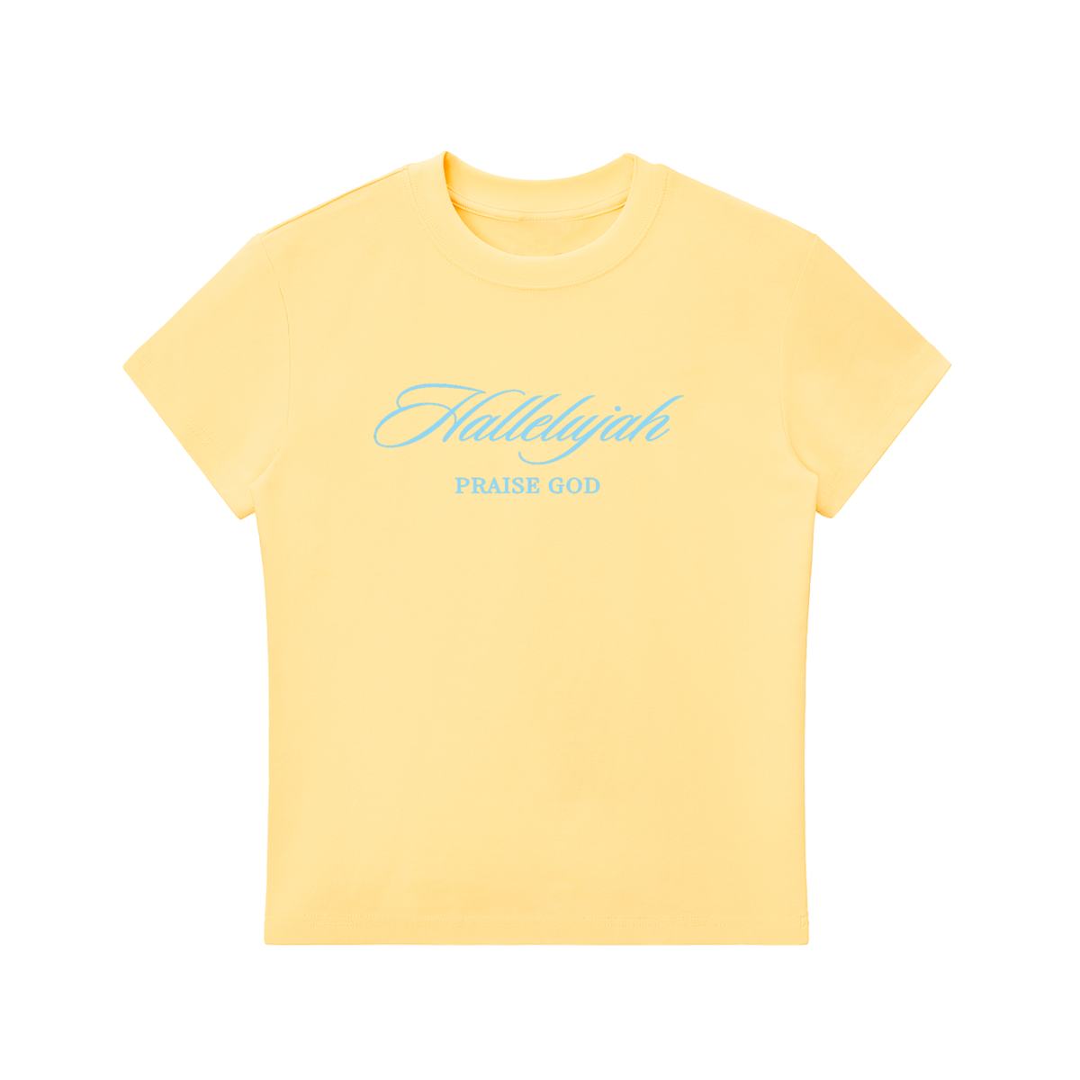 Hallelujah women's Baby Tee