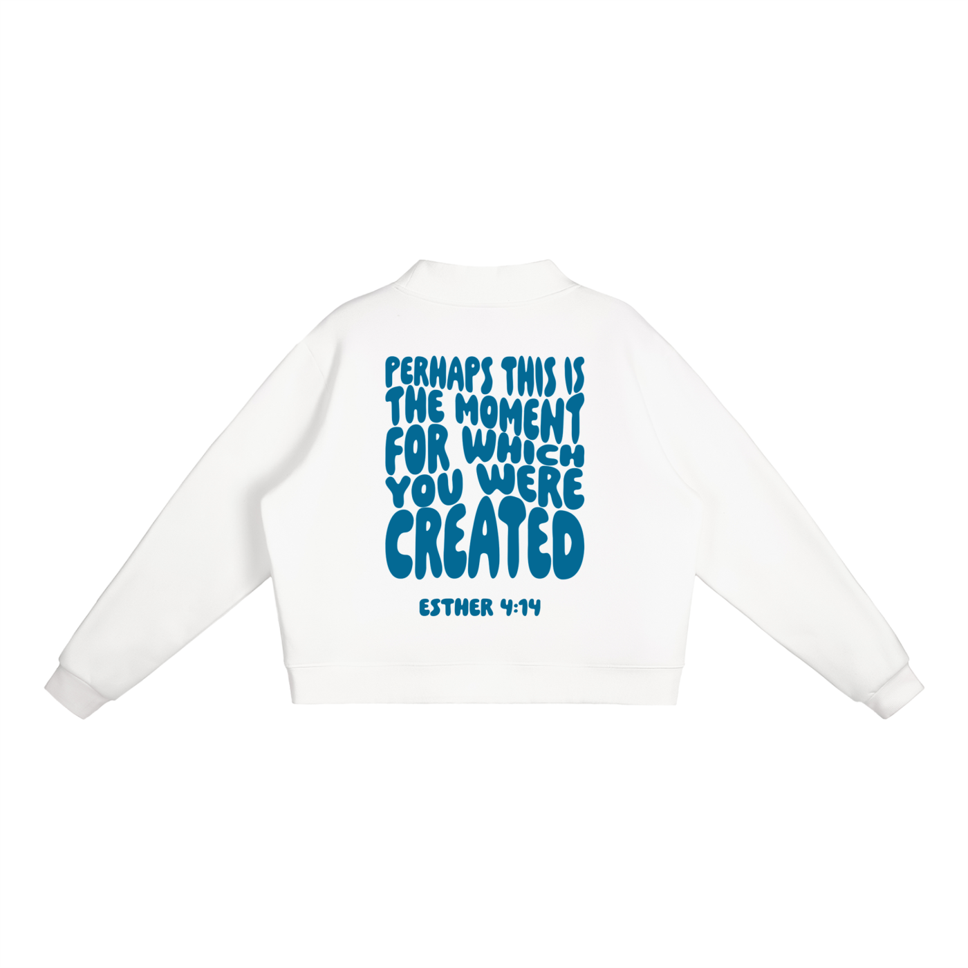 Esther Mock-Neck Crew Sweatshirt
