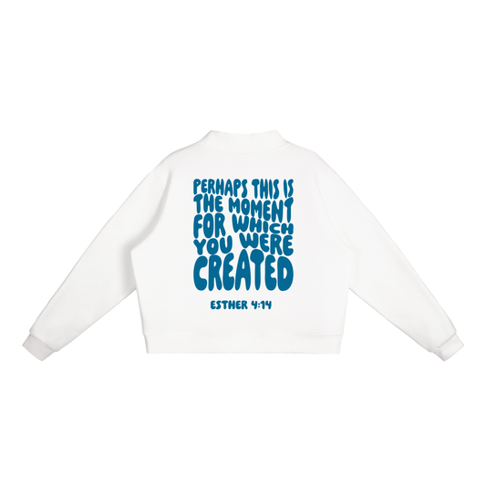 Esther Mock-Neck Crew Sweatshirt