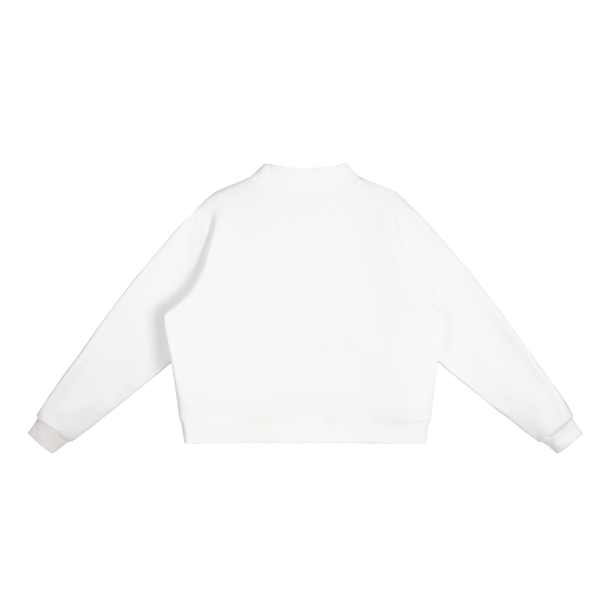Saved by Grace embroidered Mock-Neck Crew sweater