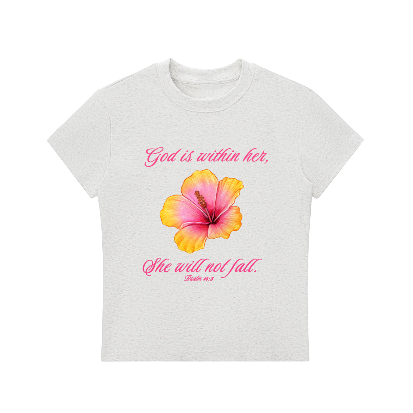 God is Within Her Bodycon Crewneck T-Shirt