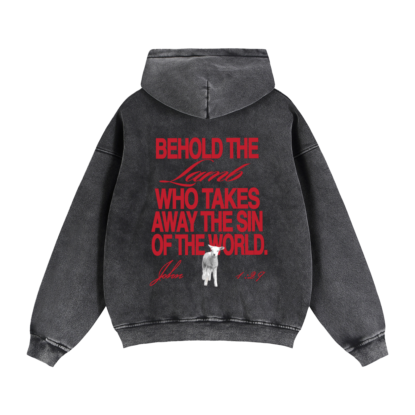Behold Zip Boxy Fleece Hoodie