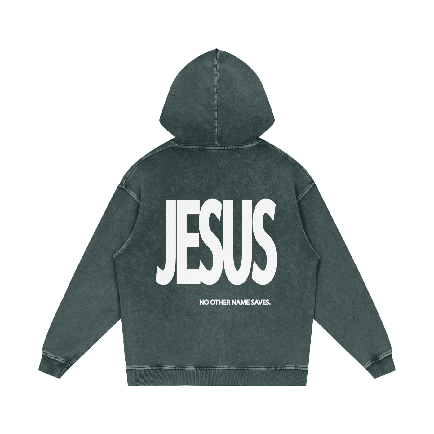 Snow Washed Loose Cotton Hoodie