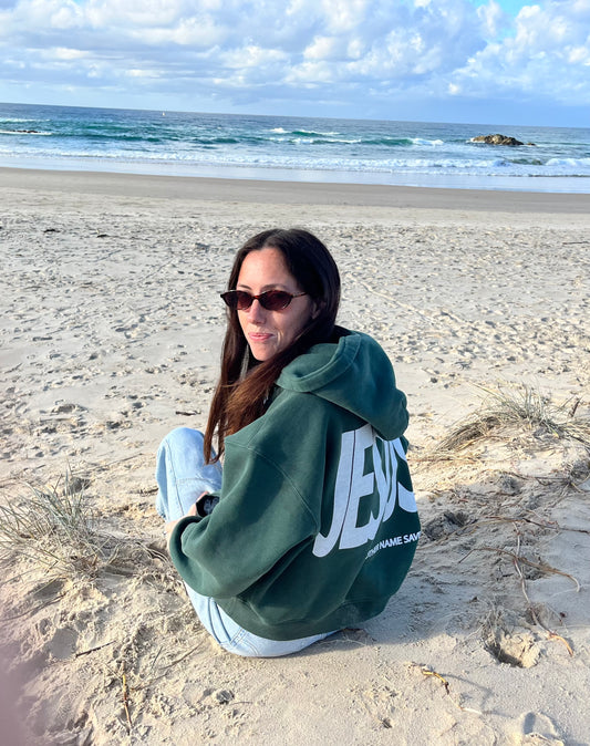 Jesus Saves Oversized Hoodie