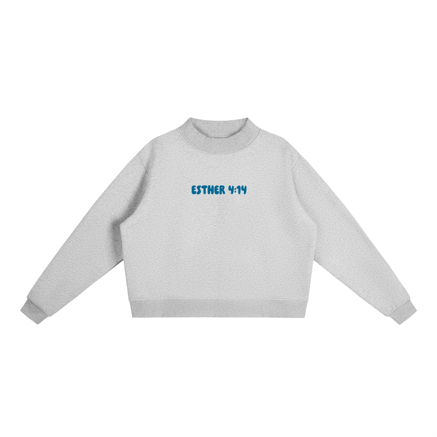 Esther Mock-Neck Crew Sweatshirt