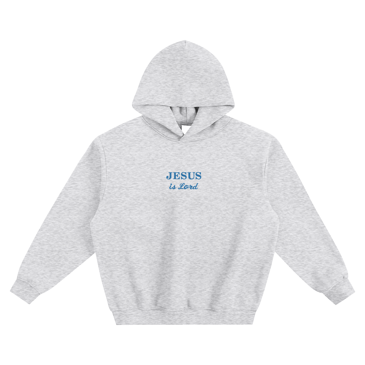 Jesus is Lord embroidered Fleeced Boxy Hoodie