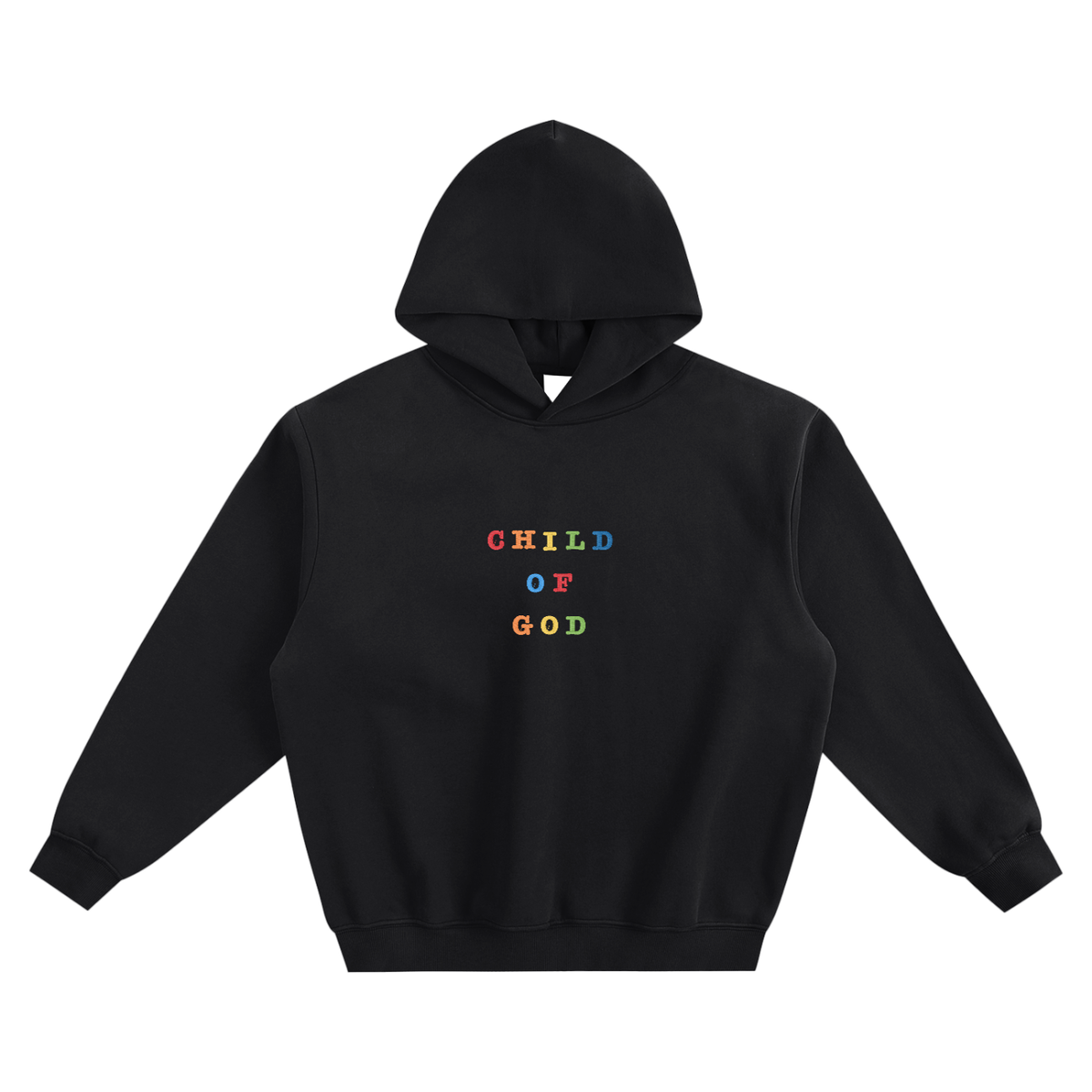 Child of God embroidered Boxy Hoodie