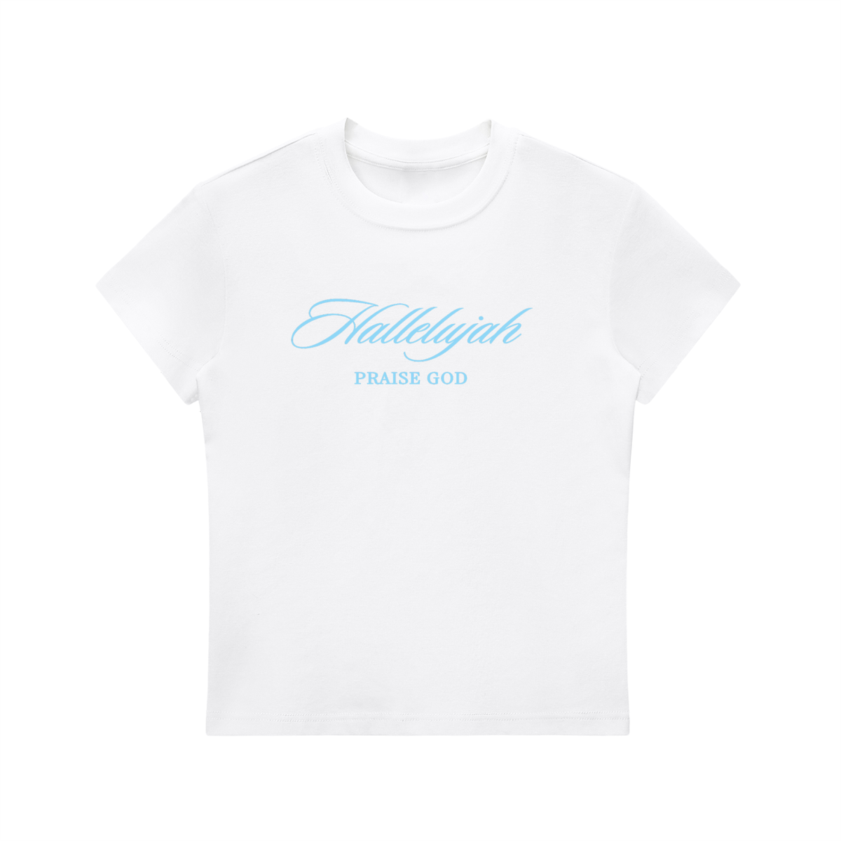 Hallelujah women's Baby Tee
