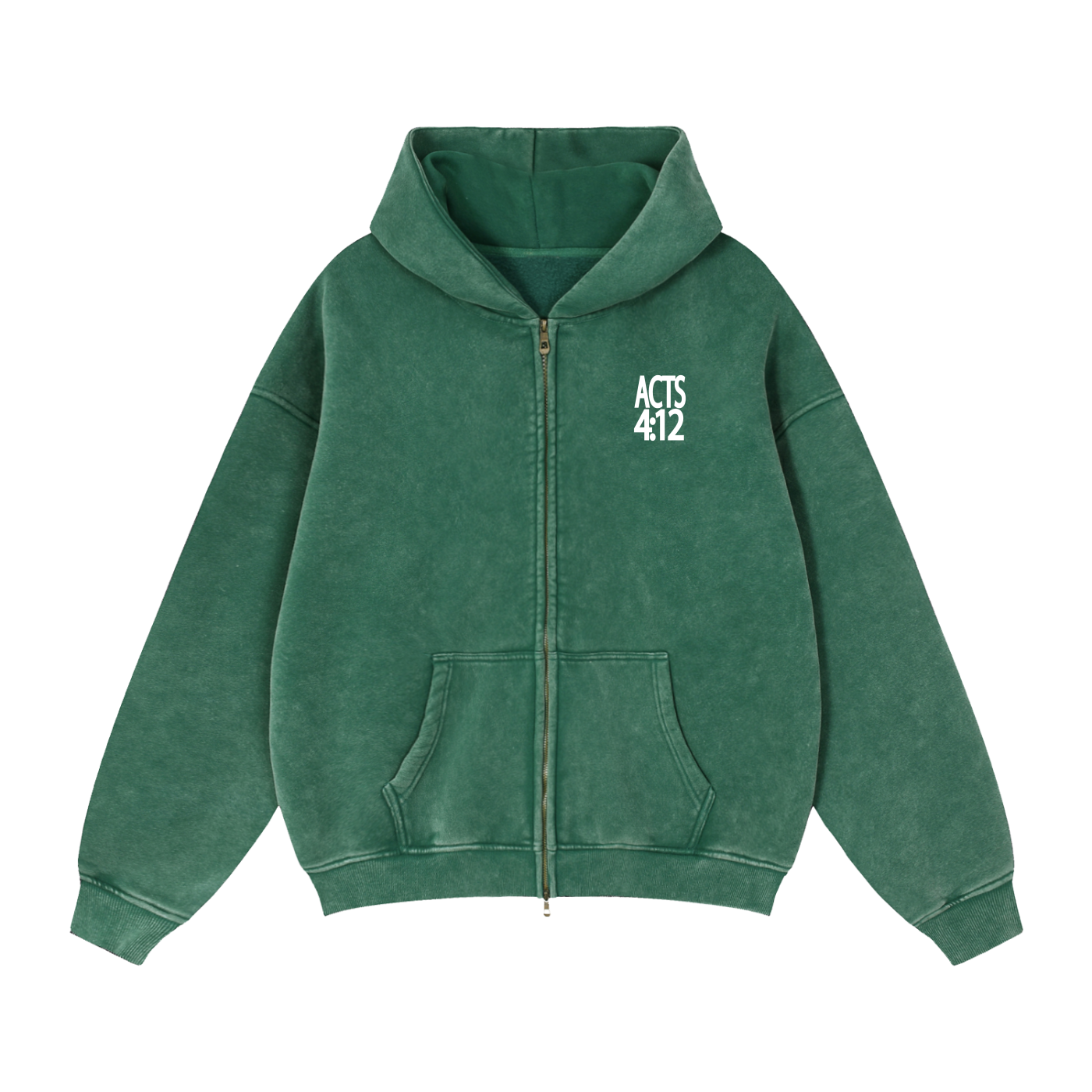 Jesus Saves Boxy Zip Hoodie