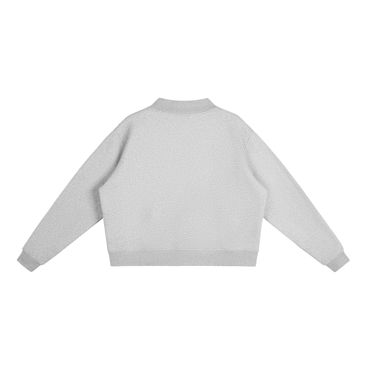 Saved by Grace embroidered Mock-Neck Crew sweater