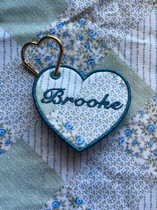 Custom name embroidered bag tag-buy 1 bag tag get 50% off your second bag tag