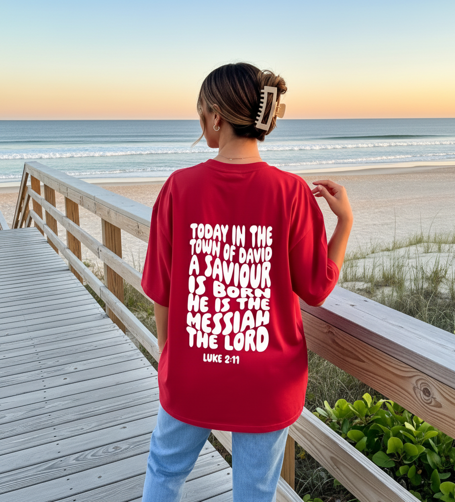 AUSTRALIAN CHRISTIAN CHRISTMAS BIBLE NATIVITY SHIRT