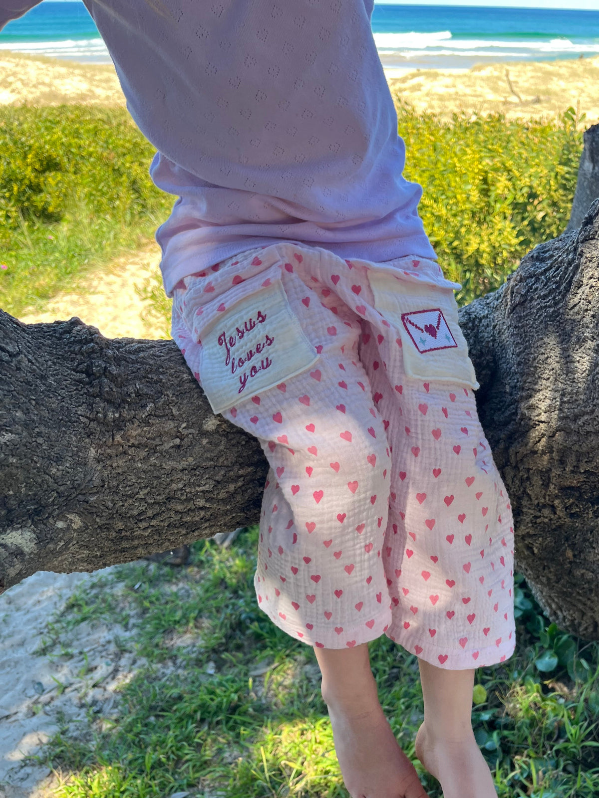 Jesus Loves You kids pants
