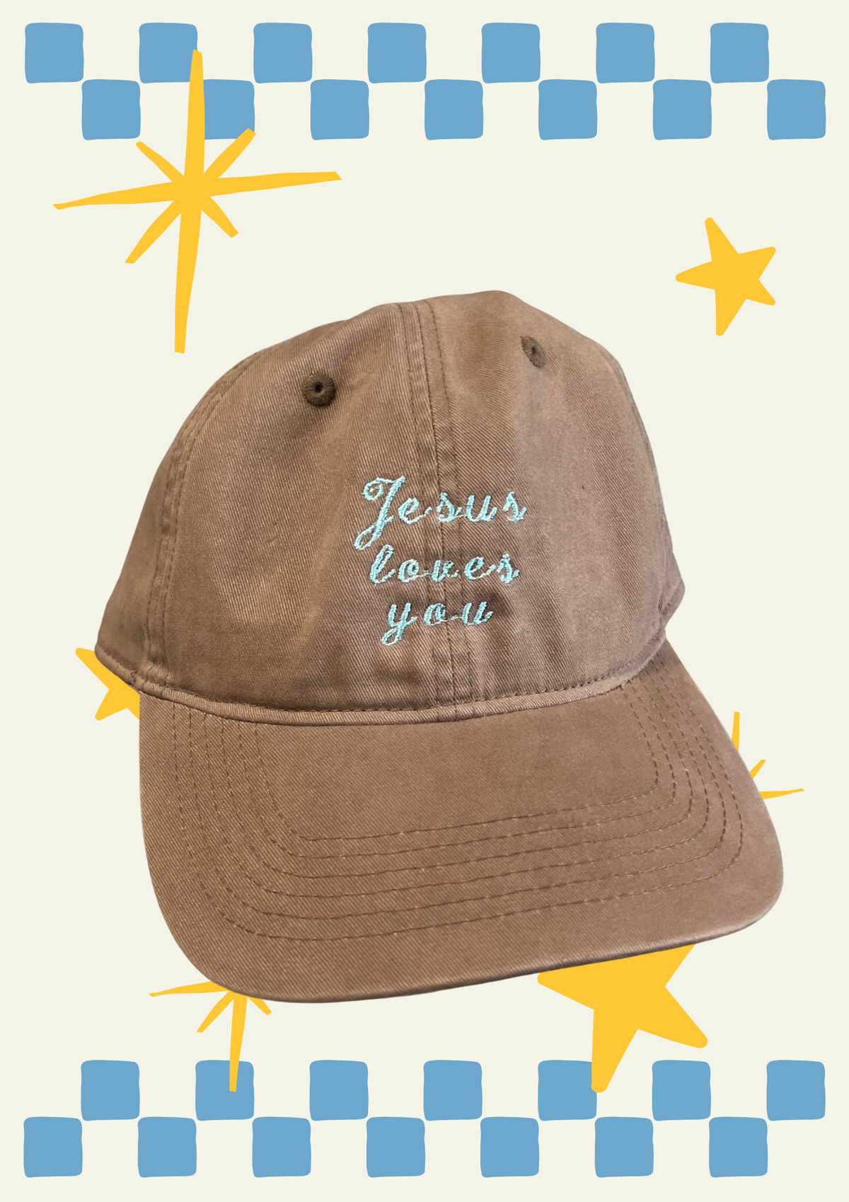Jesus loves you cap