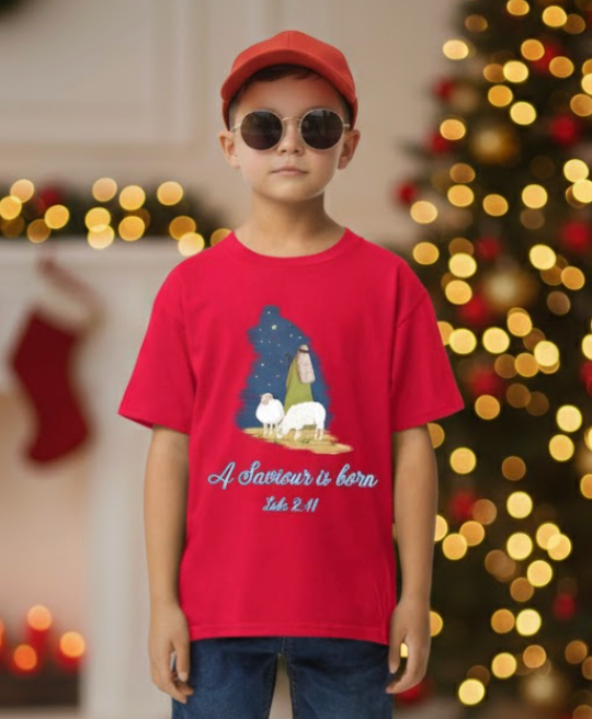 A Saviour is Born Kid's T-shirt