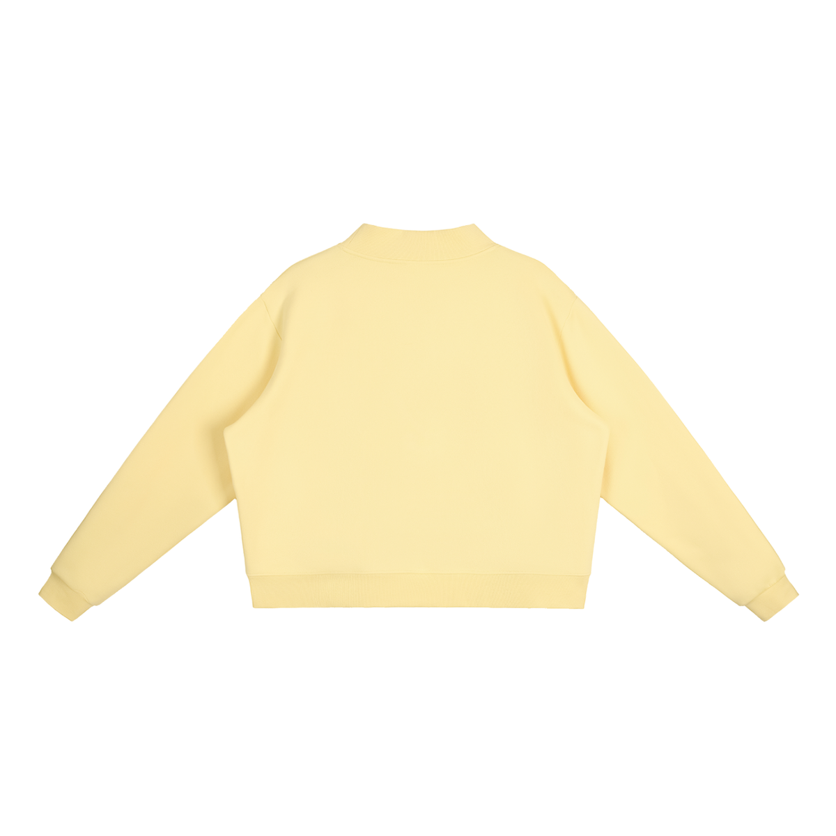 Saved by Grace embroidered Mock-Neck Crew sweater