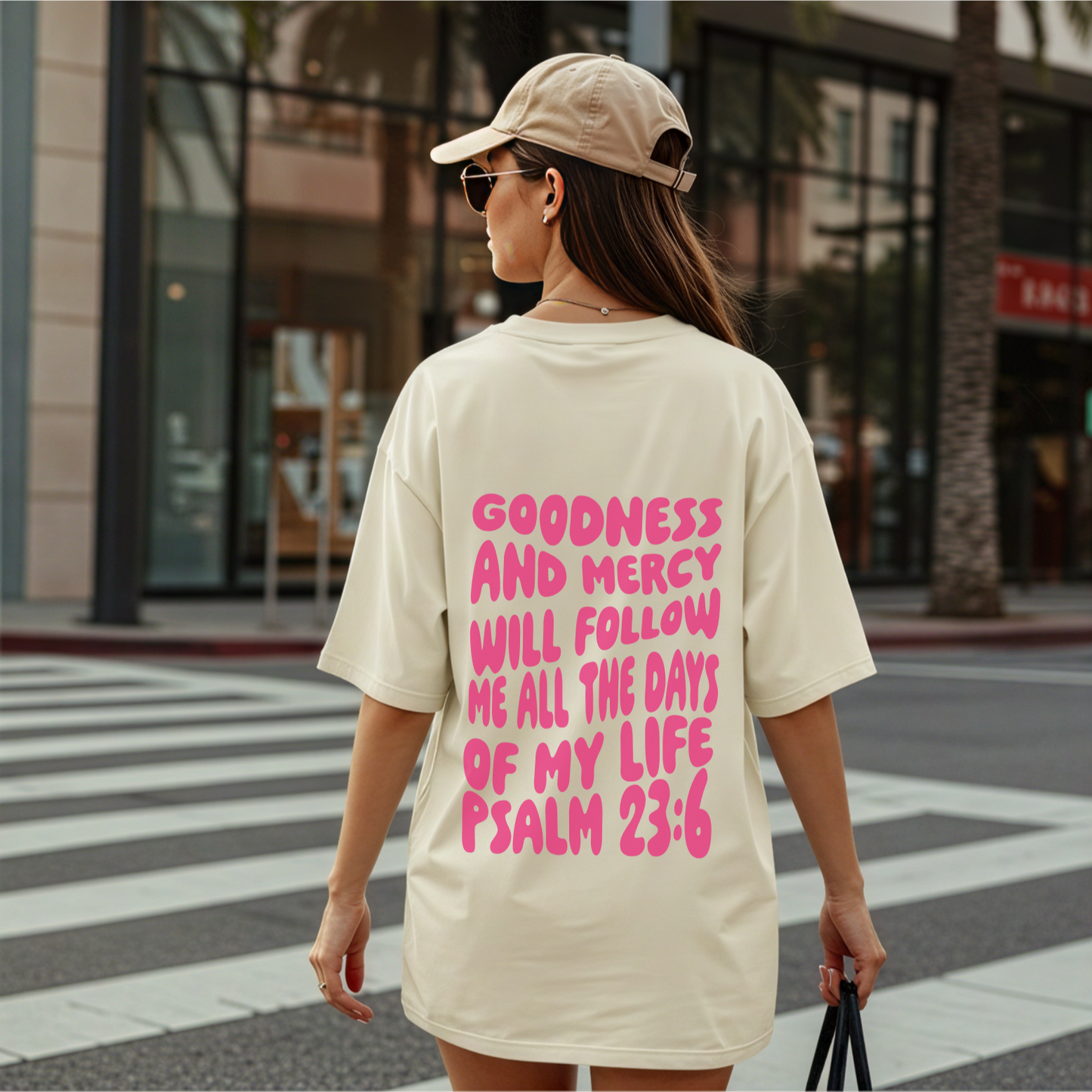 australian christian clothing goodness and mercy shirt ivory