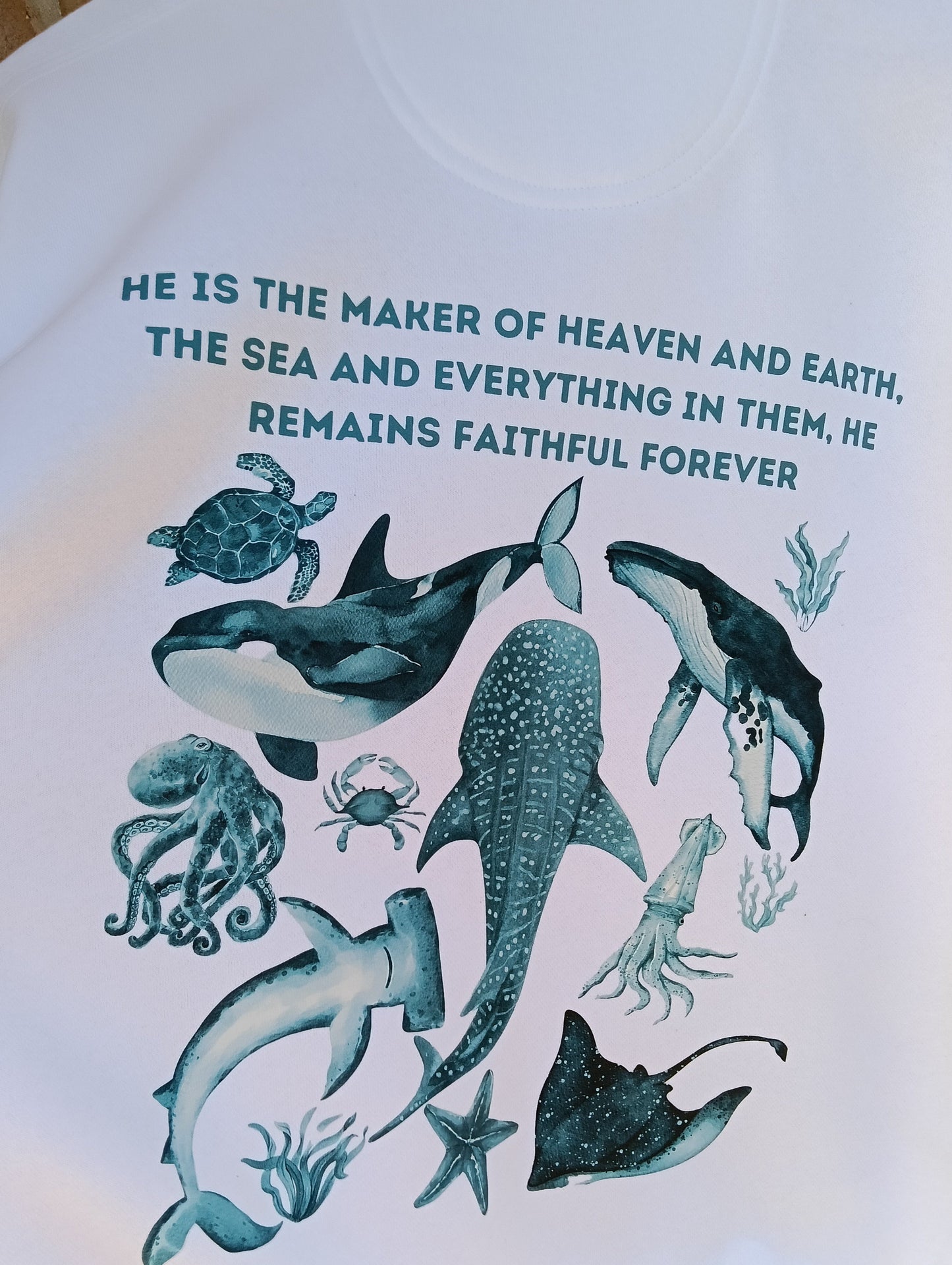 australian christian clothing ocean hoodie